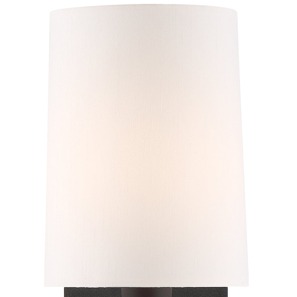 Crystorama Crystorama Trenton 1 Light Black Forged Sconce