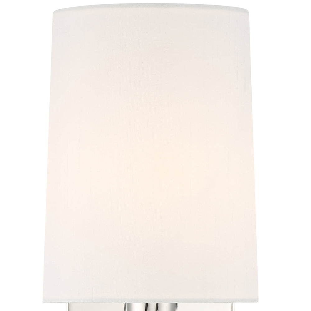 Crystorama Crystorama Trenton 1 Light Polished Nickel Sconce