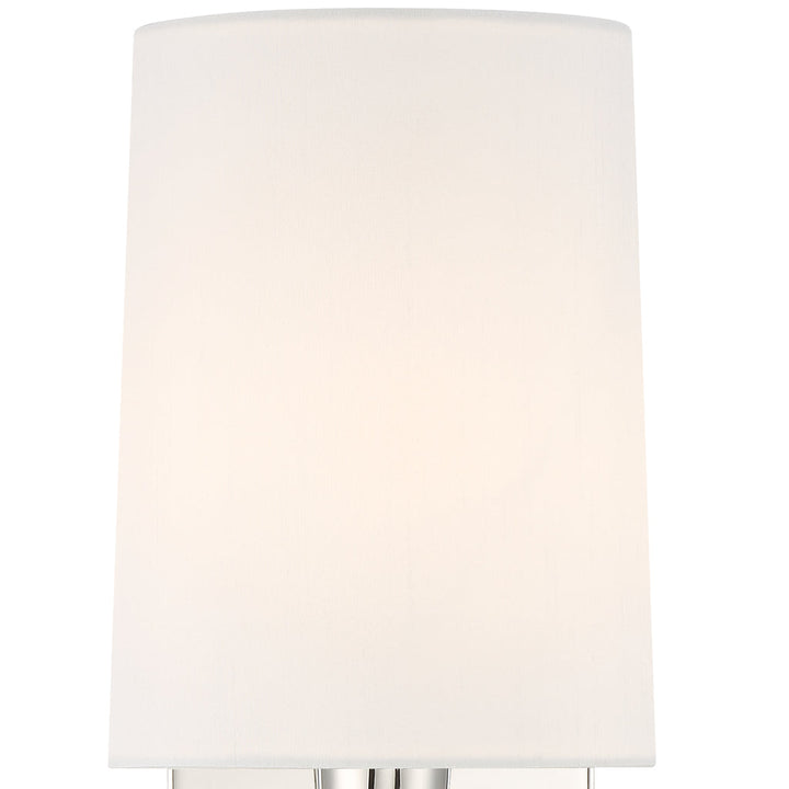 Crystorama Crystorama Trenton 1 Light Polished Nickel Sconce