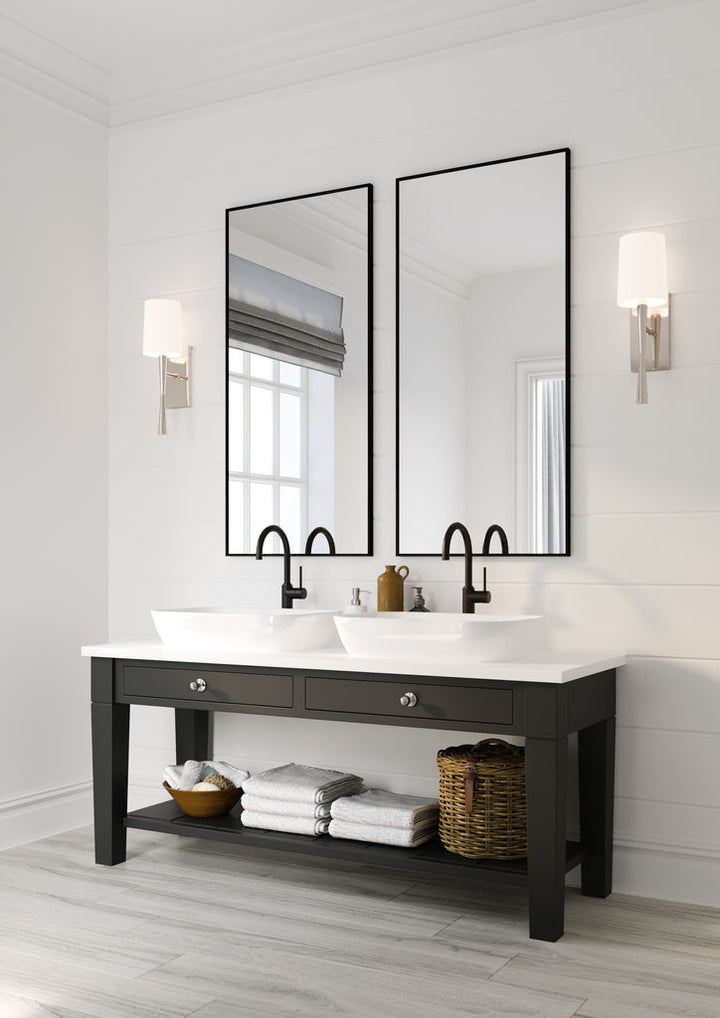 Crystorama Crystorama Trenton 1 Light Polished Nickel Sconce