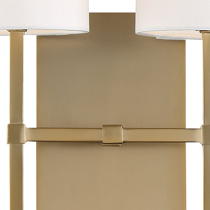 Crystorama Crystorama Veronica 2 Light Aged Brass Sconce