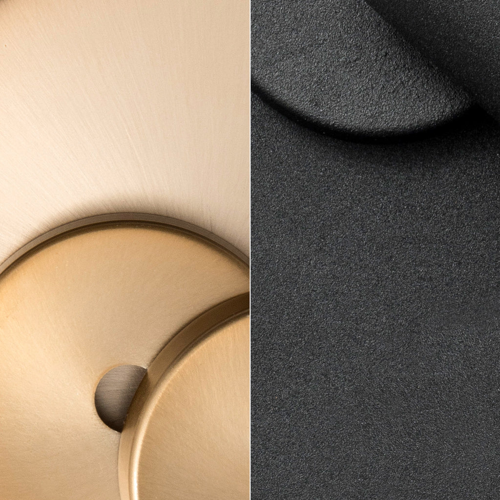 Crystorama Crystorama Kendal 6 Light Vibrant Gold + Black Forged Semi Flush Mount