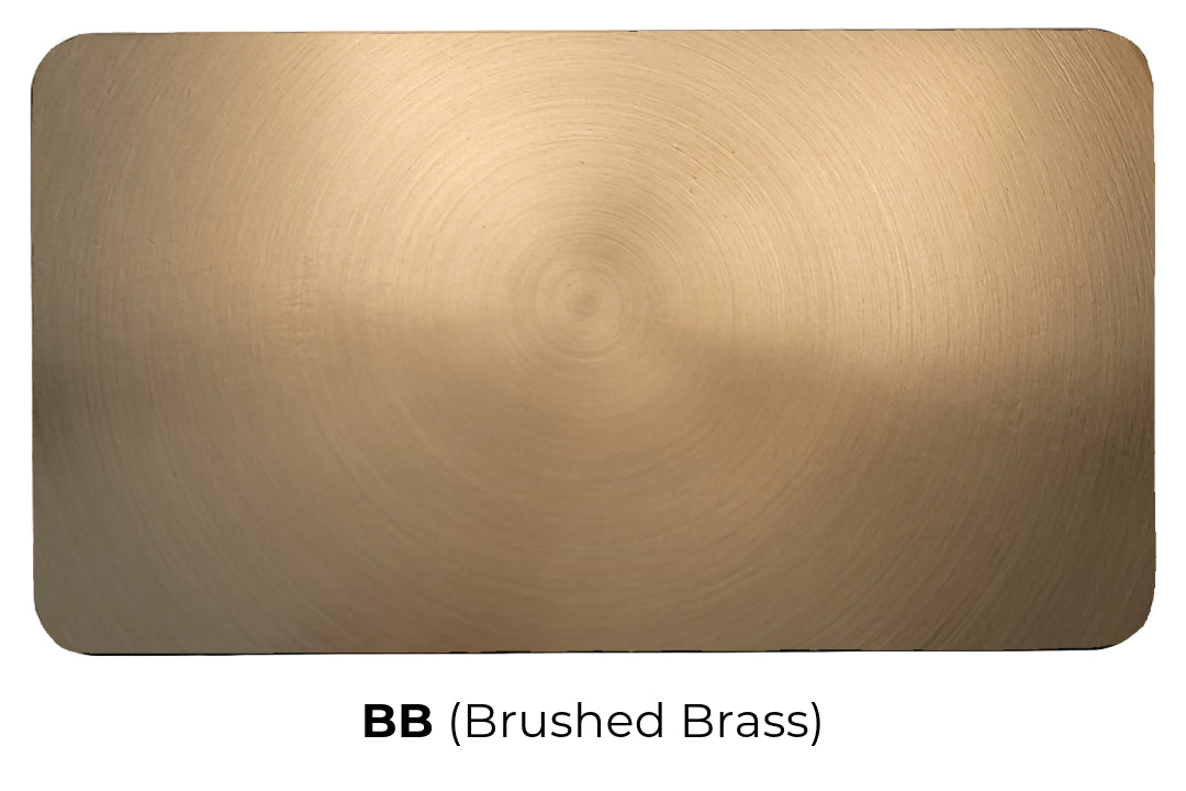 Brushed Brass 12 inch down rod Wind River