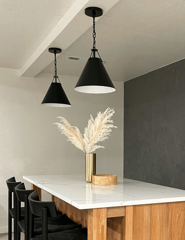 Crystorama Crystorama Xavier 1 Light Matte Black Mini Pendant