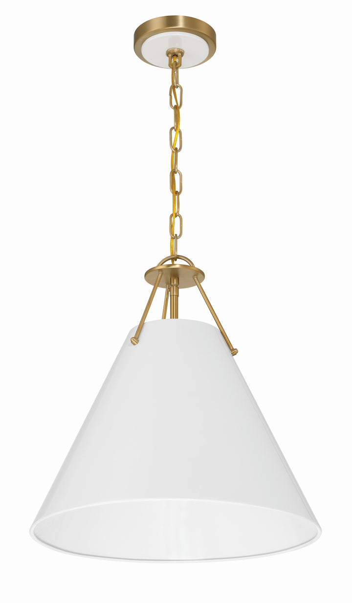 Crystorama Crystorama Xavier 3 Light Vibrant Gold Pendant