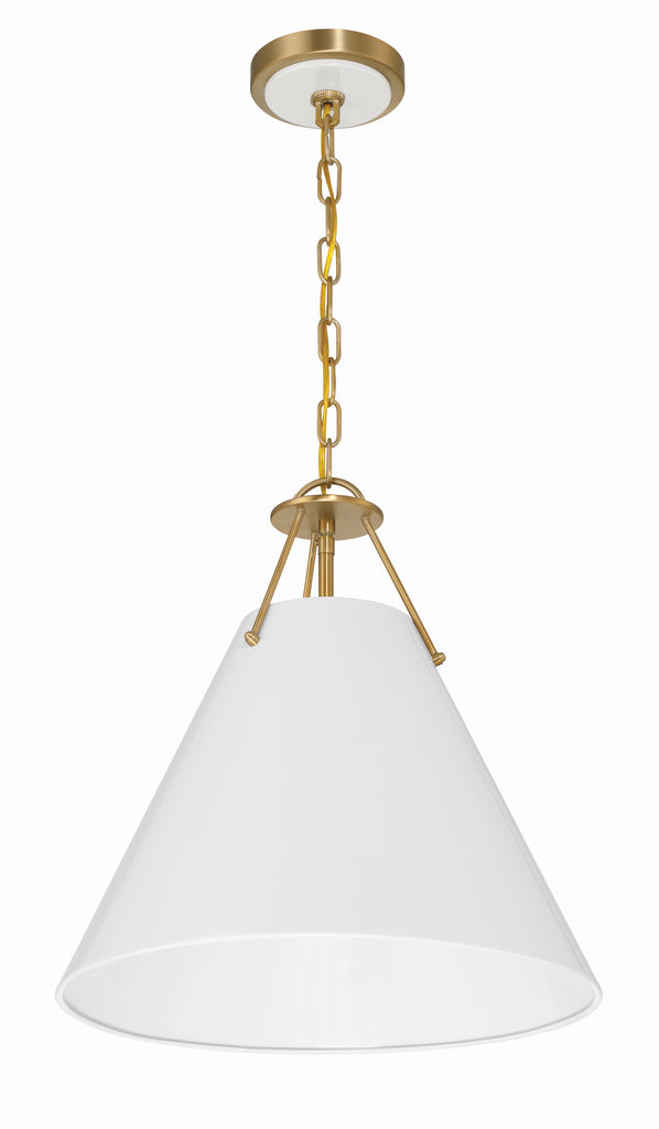 Crystorama Crystorama Xavier 3 Light Vibrant Gold Pendant