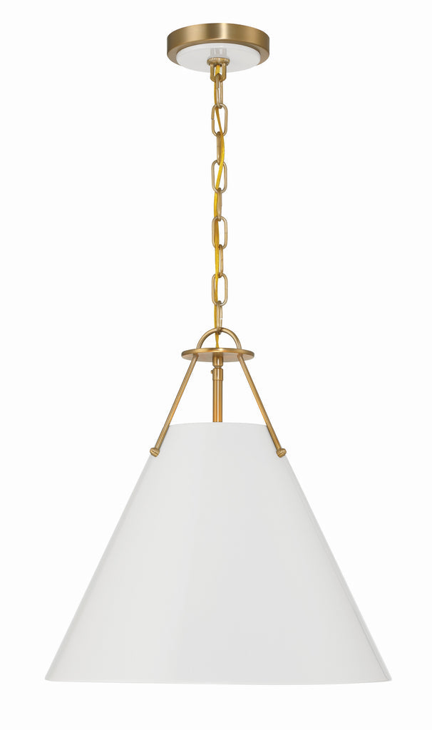 Crystorama Crystorama Xavier 3 Light Vibrant Gold Pendant