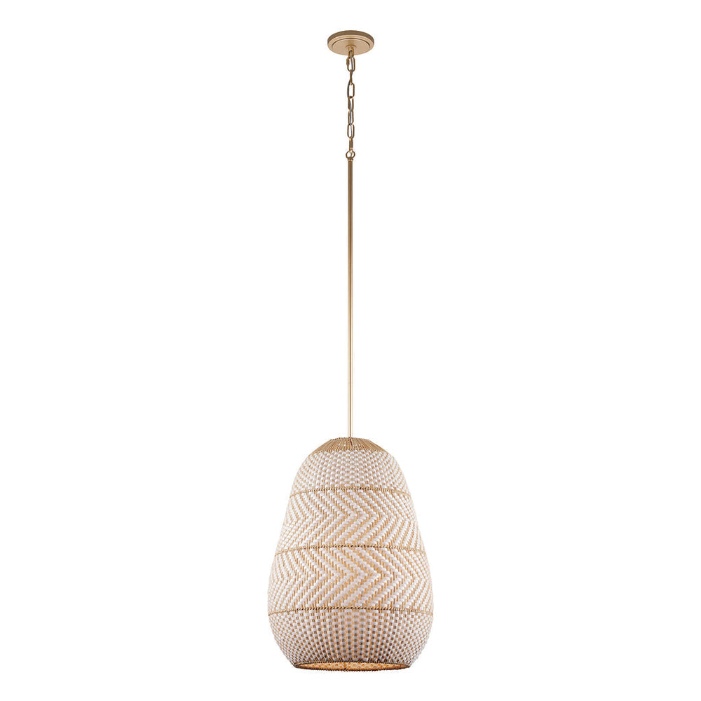 Crystorama Crystorama Zanzibar 3 Light Soft Gold Pendant