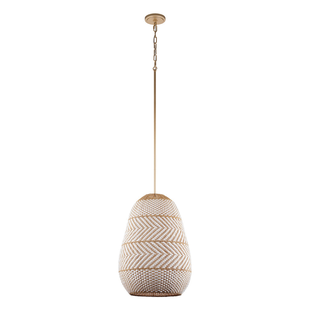 Crystorama Crystorama Zanzibar 3 Light Soft Gold Pendant