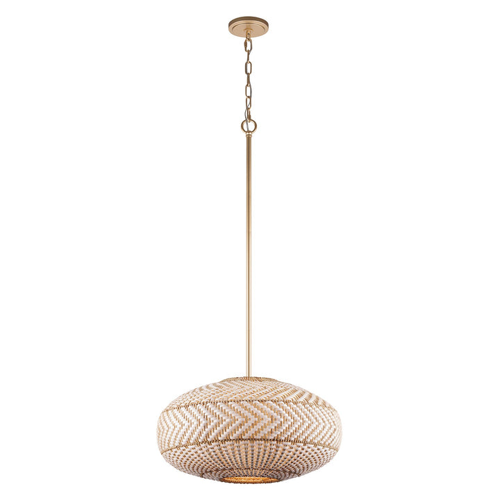Crystorama Crystorama Zanzibar 4 Light Soft Gold Pendant