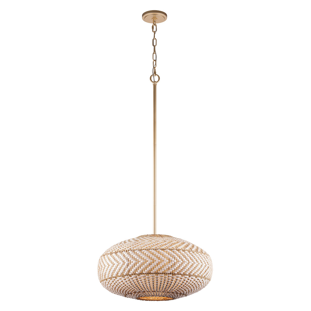 Crystorama Crystorama Zanzibar 4 Light Soft Gold Pendant