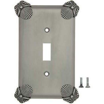 Oceanus Shell Wall Plate (Matte Nickel Finish) ANNE AT HOME