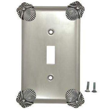 Oceanus Shell Wall Plate (Bright Nickel Finish) ANNE AT HOME