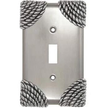 Roguery Ropes Wall Plate (Bright Nickel Finish) ANNE AT HOME