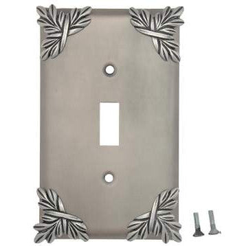 Sonnet Leaf Wall Plate (Matte Nickel Finish) ANNE AT HOME