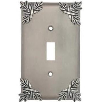 Sonnet Leaf Wall Plate (Matte Nickel Finish) ANNE AT HOME