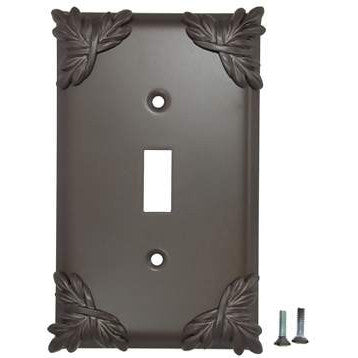 Sonnet Leaf Wall Plate (Oil Rubbed Bronze Finish) ANNE AT HOME