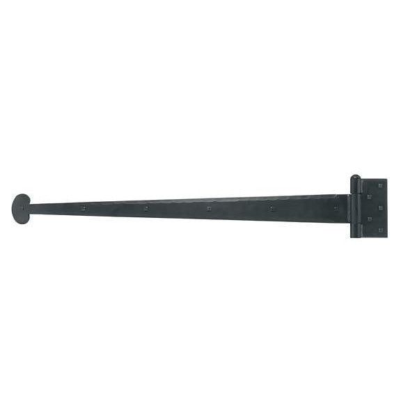 30 Inch Iron Art Bean Strap Hinge (Matte Black Finish) ACORN MANUFACTURING