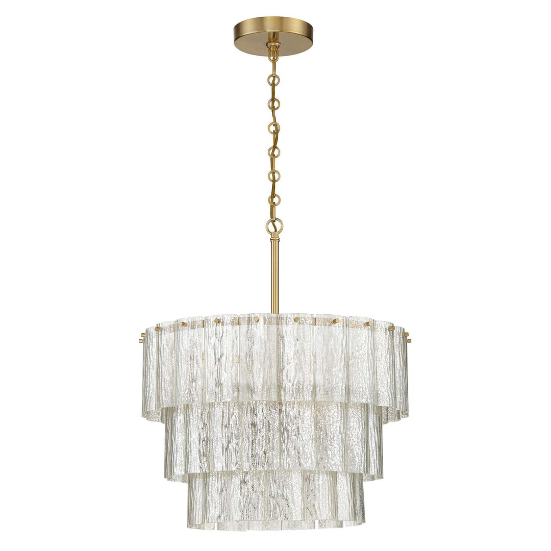 Museo 12 Light Pendant in Satin Brass CRAFTMADE