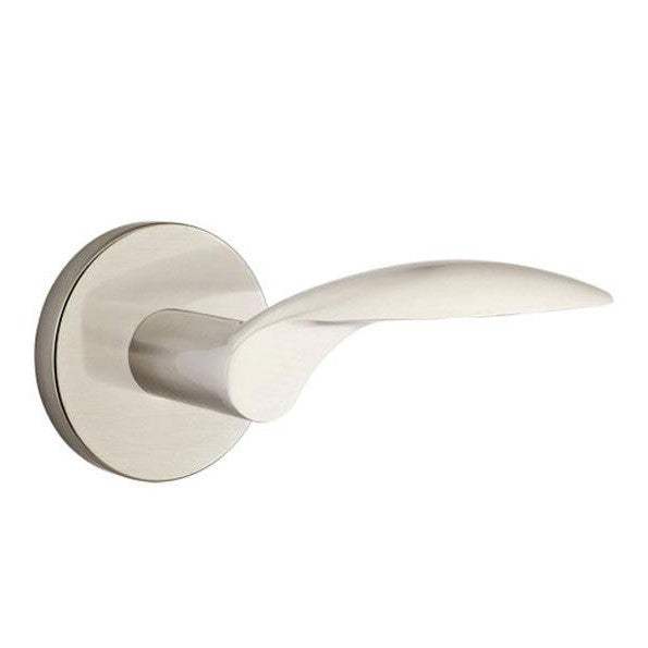 Emtek Solid Brass Mercury Lever With Disk Rosette (Several Finish Options) EMTEK