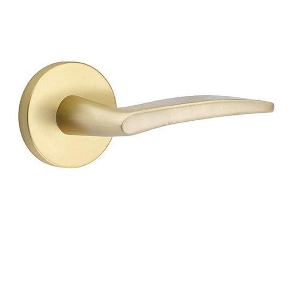 Emtek Solid Brass Poseidon Lever With Disk Rosette (Several Finish Options) EMTEK