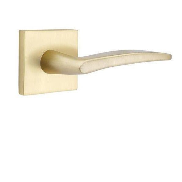 Emtek Solid Brass Poseidon Lever With Square Rosette (Several Finish Options) EMTEK