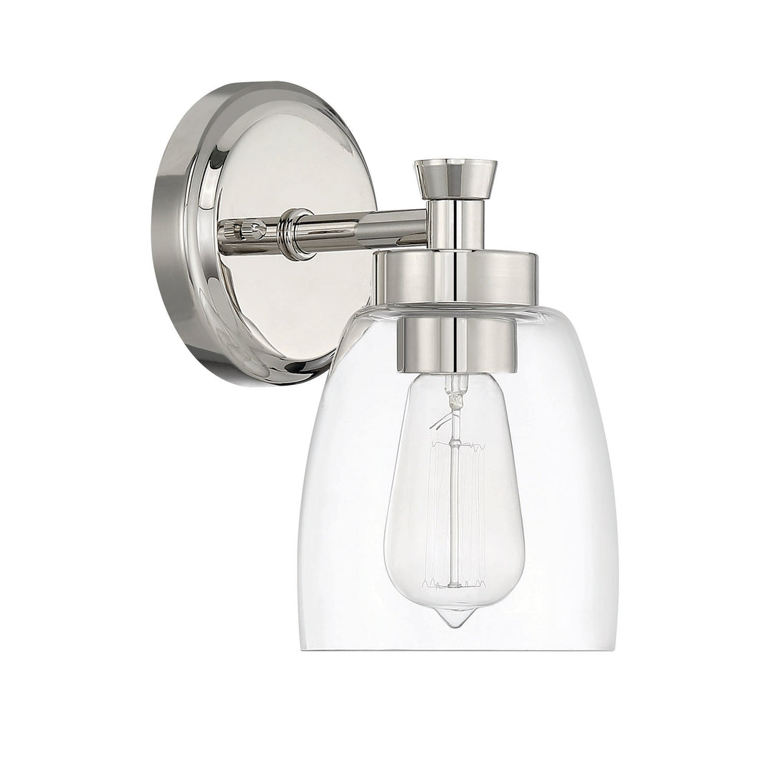 Henning 1 Light Sconce in Polished Nickel CRAFTMADE