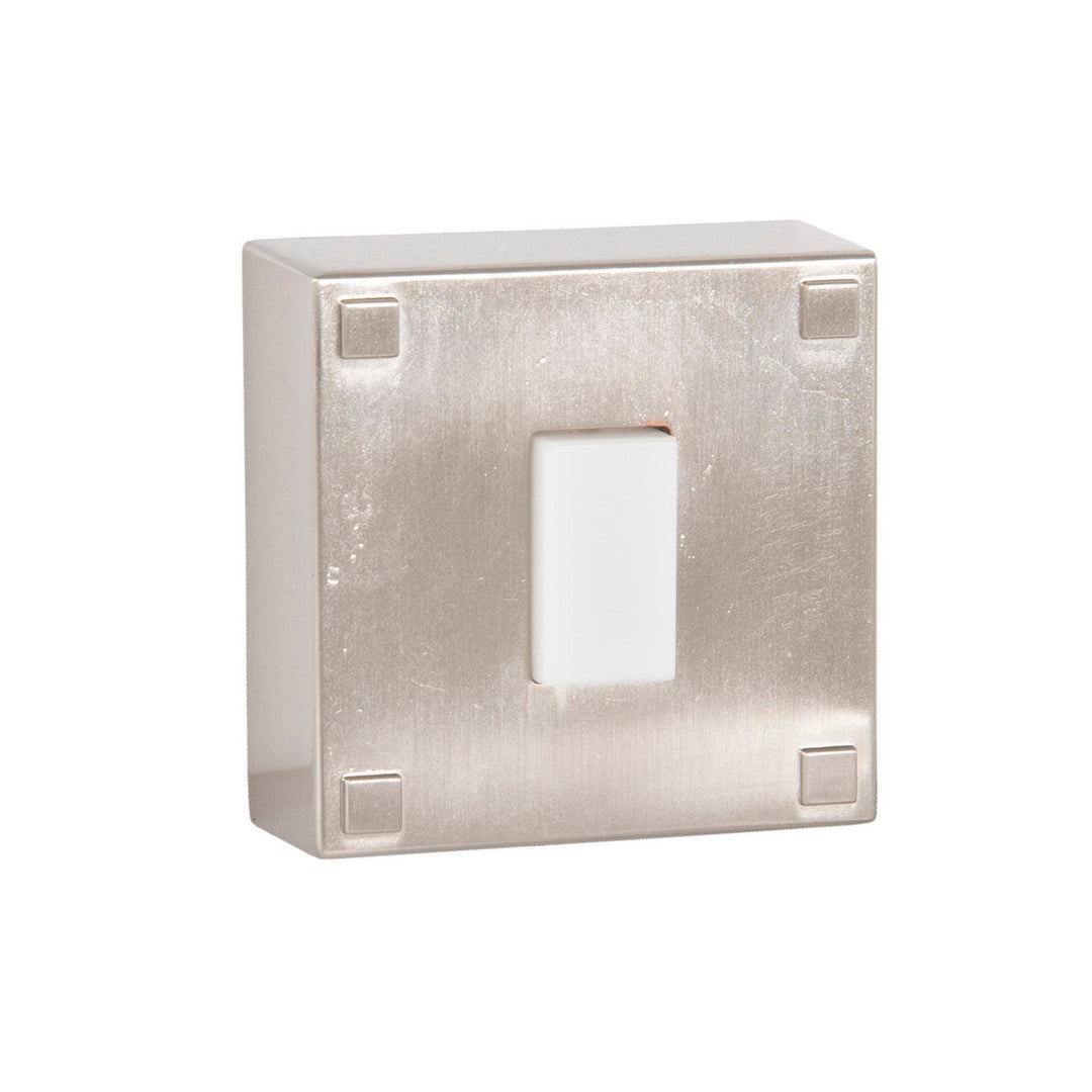 Surface Mount LED Lighted Push Button in Brushed Polished Nickel CRAFTMADE