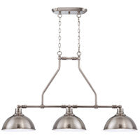 Timarron 3 Light Island in Antique Nickel CRAFTMADE