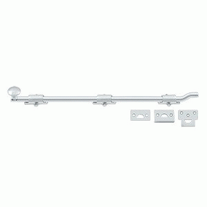 18 Inch Deltana Offset Heavy Duty Surface Bolt Polished Chrome Finish DELTANA