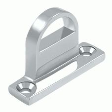 1 Inch Deltana Solid Brass Heavy Duty Bracket (Polished Chrome Finish) DELTANA