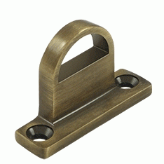 1 Inch Deltana Solid Brass Heavy Duty Bracket (Antique Brass Finish) DELTANA