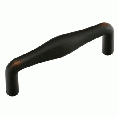 3 1/4 Inch Overall (3 Inch c-c) Dane Pull (Oil Rubbed Bronze Finish) EMTEK