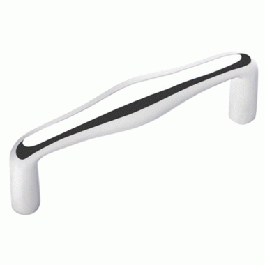 4 1/4 Inch Overall (4 Inch c-c) Dane Pull (Polished Chrome Finish) EMTEK