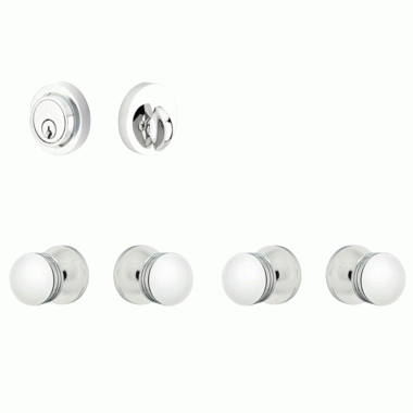 Emtek Single Door Entryway Bern Knob With Disc Rosette EMTEK