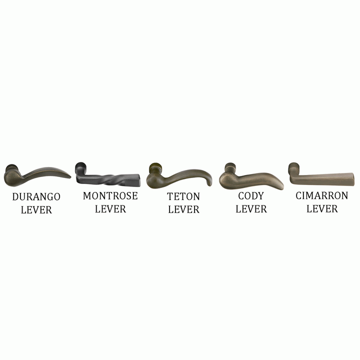 Emtek E2001 Electronic Keypad Lever Set (Medium Bronze Finish) EMTEK