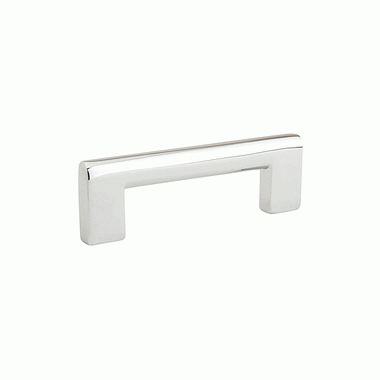 5 5/8 Inch Overall (5 Inch c-c) Brass Trail Pull (Polished Chrome Finish) EMTEK