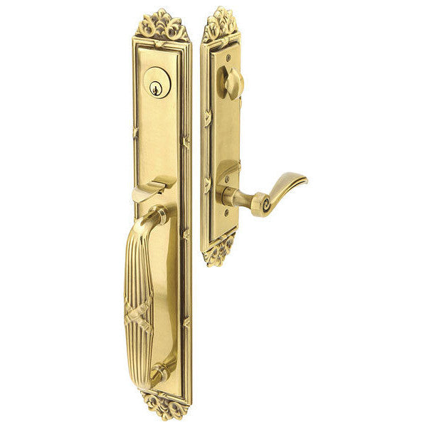 Solid Brass Imperial Style Entryway Set (Several Finishes Available) EMTEK