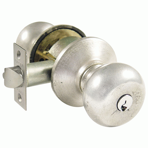 Solid Brass Key In Winchester Door Knob Set With Disk Rosette EMTEK