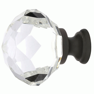 1 3/4 Inch Diamond Wardrobe Knob (Oil Rubbed Bronze Finish) EMTEK