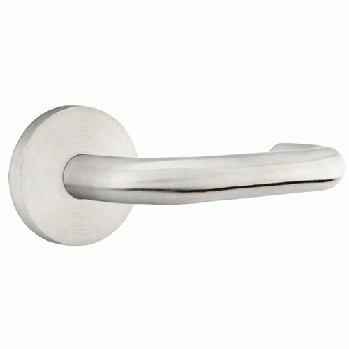 Stainless Steel Cologne Lever With Disk Rosette EMTEK