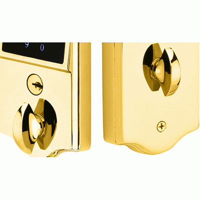 Emtek E3002PVD EMTouch Electronic Touchscreen Keypad Deadbolt (Polished Brass Finish) EMTEK