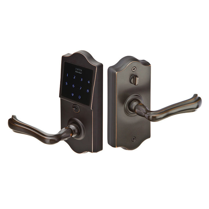 Emtek E4002 Electronic Keypad Lever Set (Venetian Bronze Finish) EMTEK