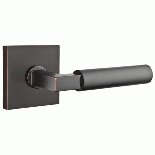 Emtek Solid Brass Hercules Lever With Square Rosette EMTEK