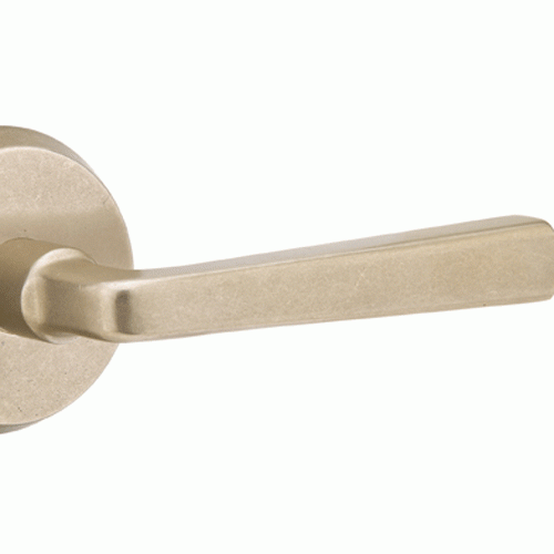 Sandcast Cimarron Lever With Disk Rosette EMTEK