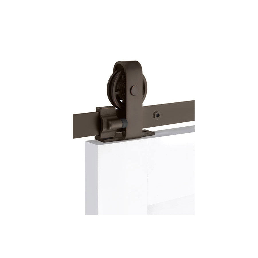 Classic Top Mount Barn Door Hanger (Several Finishes Available) EMTEK