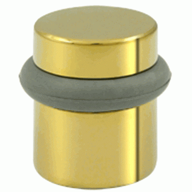 Floor Mounted Bumper Door Stop (Polished Brass Finish) DELTANA