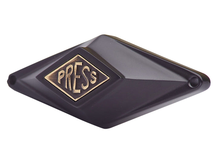 3 1/4 Inch Solid Brass Art Deco Diamond Doorbell COPPER MOUNTAIN HARDWARE