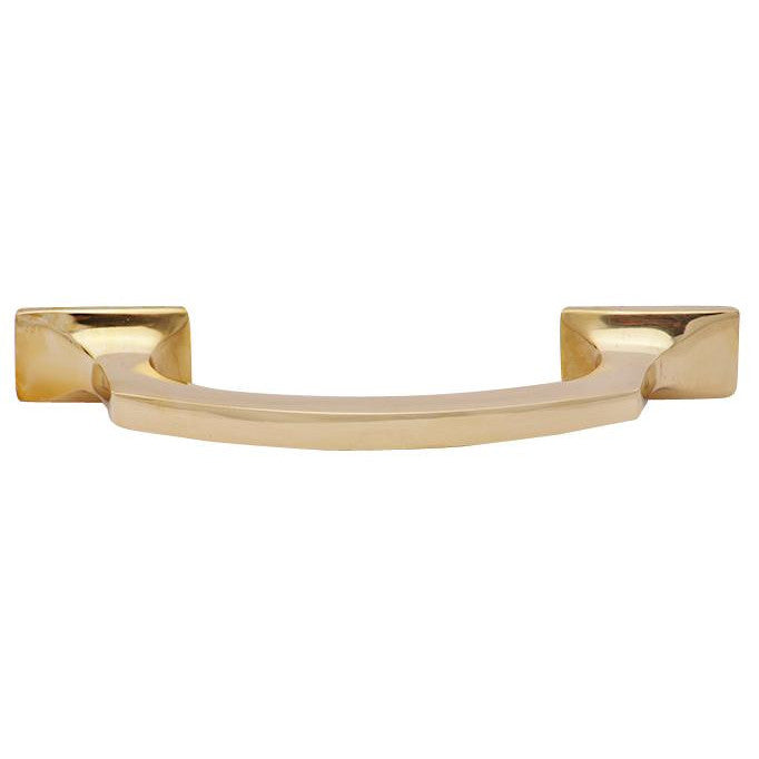 5 1/4 Inch Overall (3 3/4 Inch c-c) Traditional Solid Brass Pull