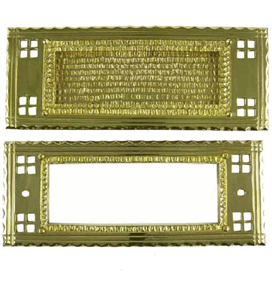 COPPER MOUNTAIN HARDWARE Antique Craftsman Style Mail Slot for Front Doors in Several Finishes